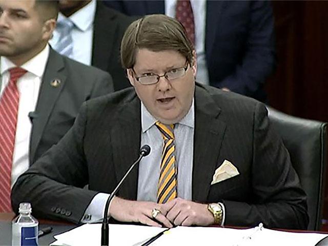 Stephen Vaden, deputy secretary of Agriculture, testifies on Wednesday before the Senate Agriculture Committee. (Screenshot from Senate Ag Committee livestream)